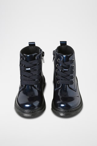 Botins envernizados - Azul-marinho