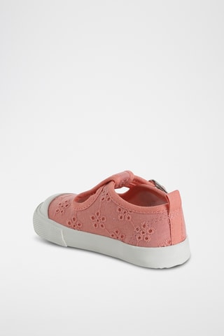 Babies em bordado inglês - Coral