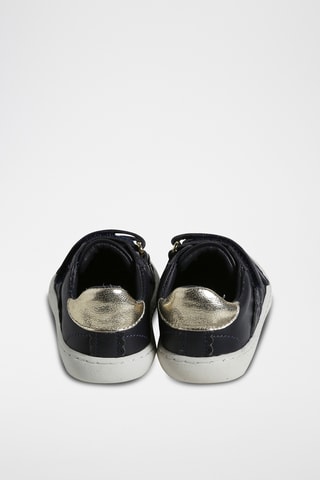 Sapatilhas em couro - Azul-marinho