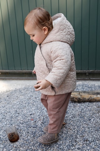 Casaco com capuz - Bege