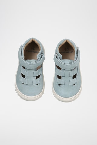 Salomés em nobuck - Verde-água