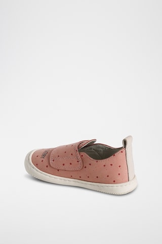 Sapatilhas em couro - Rosa