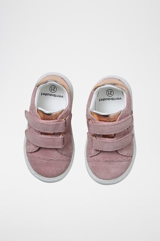 Sapatilhas em couro - Rosa-maquilhagem