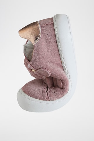 Sapatilhas em couro - Rosa-maquilhagem