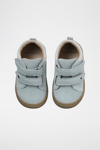 Bottines en cuir - Vert d’eau