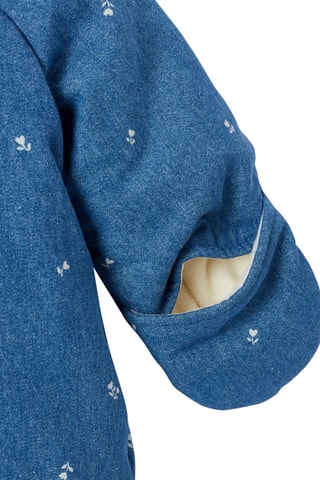 Macacão com capuz - Azul-cobalto