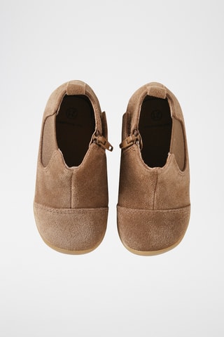 Bottines en nubuck - Camel