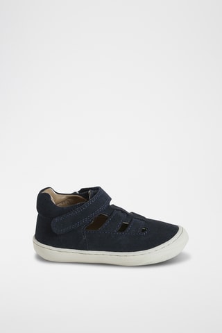Babies en nubuck - Bleu marine