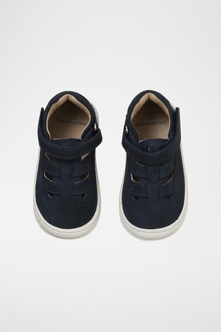 Babies en nubuck - Bleu marine