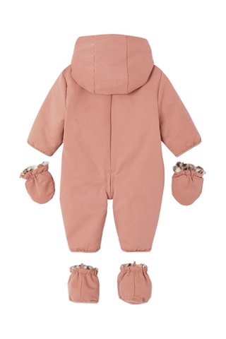 Macacão com capuz - Rosa-envelhecido