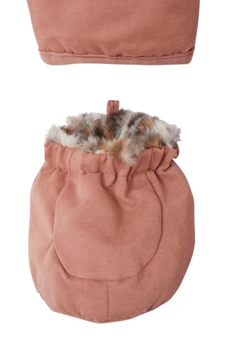 Macacão com capuz - Rosa-envelhecido