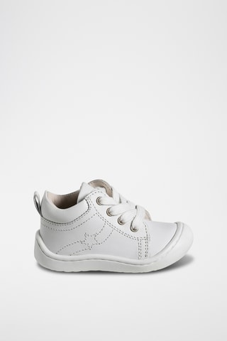 Bottines en cuir - Blanc