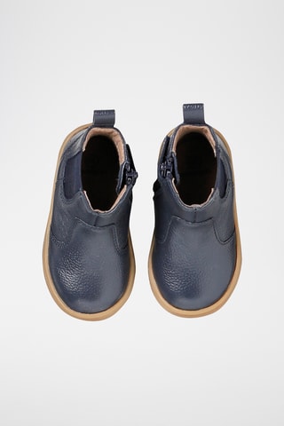 Bottines en cuir - Bleu marine