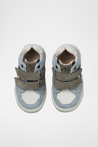 Baskets en cuir - Bleu