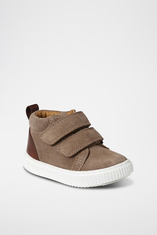 Bottines en cuir - Taupe