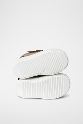 Bottines en cuir - Taupe