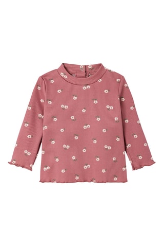 Sous-pull - Vieux rose et écru