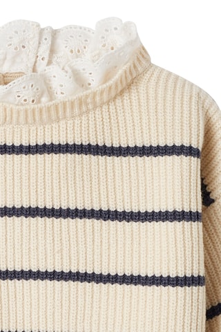 Camisola - Azul-marinho e cru