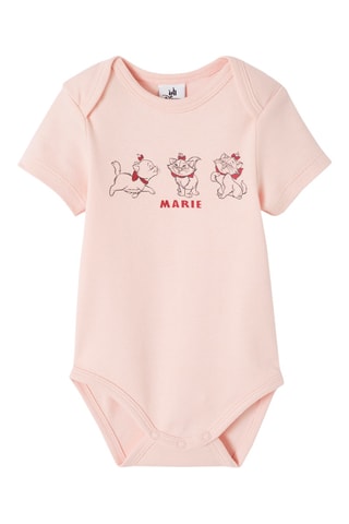 2 bodies Marie Os Aristogatos Disney - Rosa-maquilhagem e branco