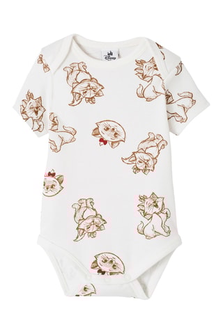 2 bodies Marie Os Aristogatos Disney - Rosa-maquilhagem e branco