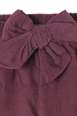 Short en velours - Bordeaux