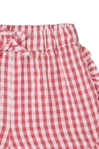 Short - Rouge et blanc