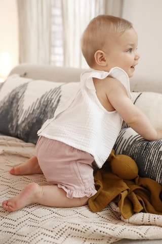 2 calções - Rosa e cru