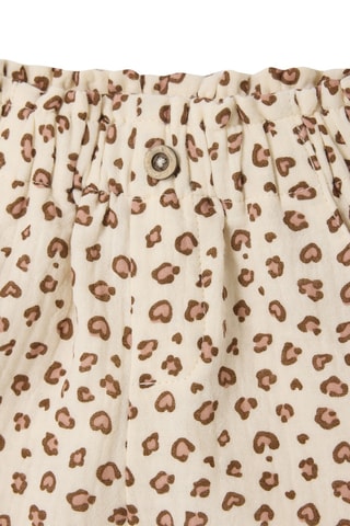 Short - Ecru et marron clair