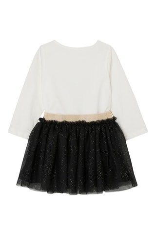 T-shirt e saia - Cru e preto