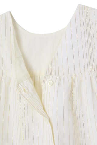 Robe et bandeau - Ecru et doré