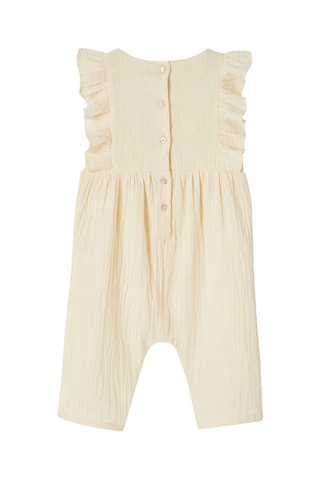 Macacão - Cru e preto