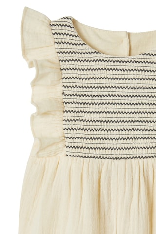 Macacão - Cru e preto