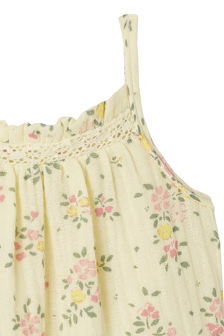 Vestido e bloomer - Amarelo-claro e rosa