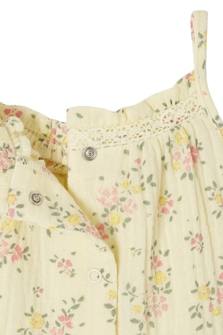 Vestido e bloomer - Amarelo-claro e rosa