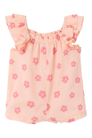 Barboteuse et bandeau - Rose