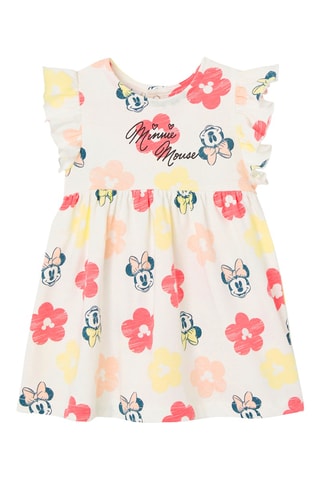 Vestido Minnie Mickey Mouse Disney - Cru e coral