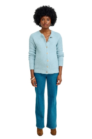 Casaco de malha de grávida - Azul-celeste