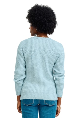 Casaco de malha de grávida - Azul-celeste