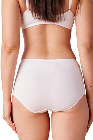 Culotte taille haute en coton biologique - Noir