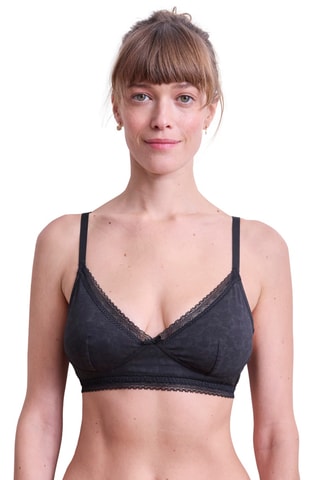 2 soutien-gorges de maternité en coton biologique - Noir