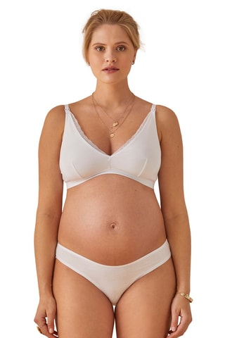 Soutien de amamentação em algodão biológico - Preto