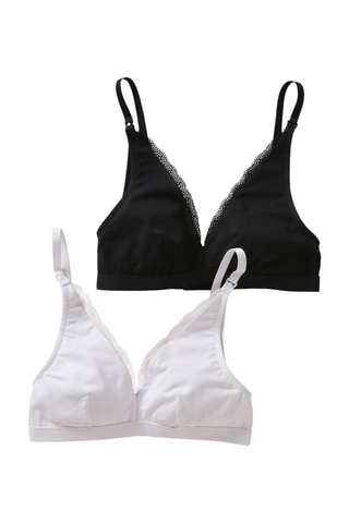 Soutien de amamentação em algodão biológico - Preto