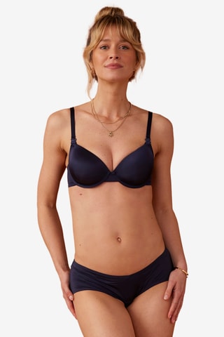 2 soutiens - Azul-marinho e cru