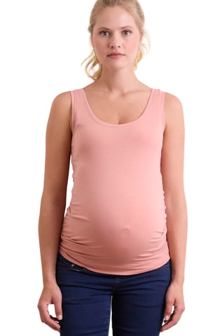 Jean de maternité avec bandeau - bleu