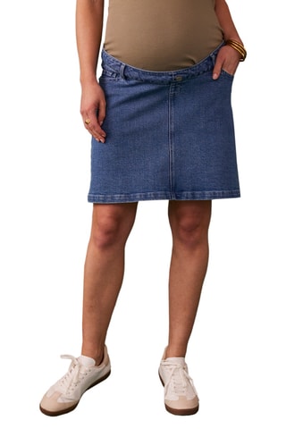 Saia de ganga de grávida - Azul