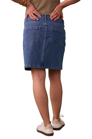 Saia de ganga de grávida - Azul