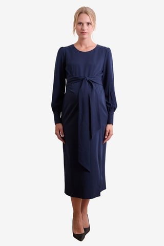 Vestido de grávida - Azul-marinho