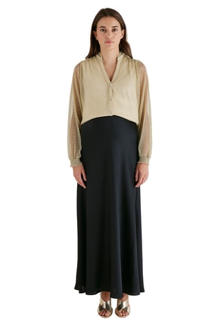 Chemisier en tulle - Doré