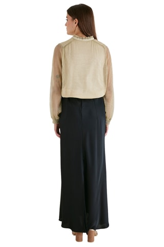 Chemisier en tulle - Doré