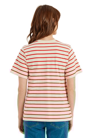 T-shirt d’allaitement en coton biologique - Rouge